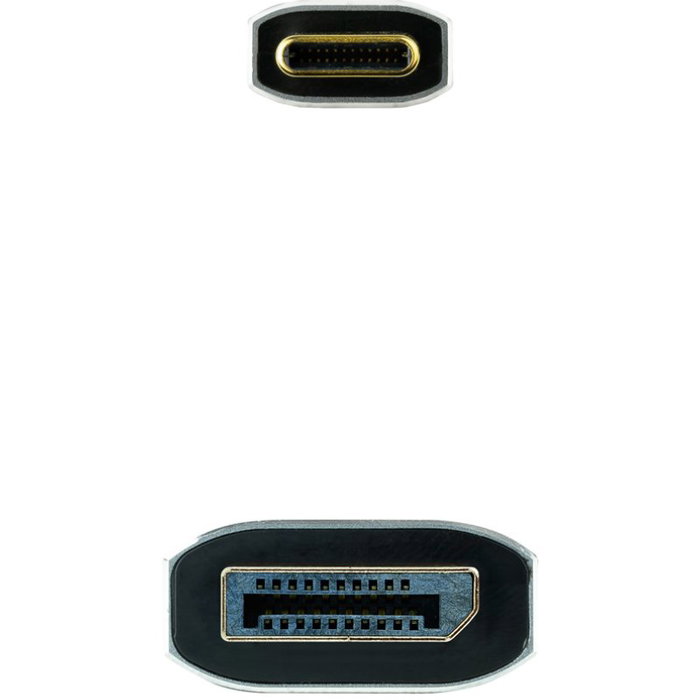 Nanocable Cable USB-C a DisplayPort 8K Bidireccional 2 m Negro